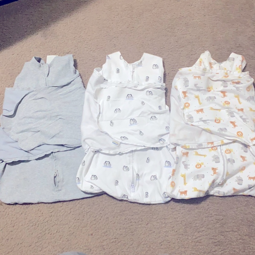 3 Halo sleepsack bundle for newborns